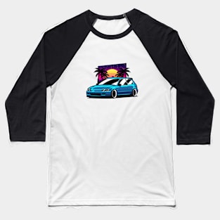 Blue Civic Gen5 JDM Baseball T-Shirt